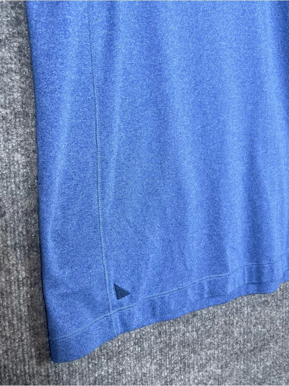 Untuckit Mens Medium Blue Short Sleeve Stretch Polo Preppy Casual Shirt - Picture 6 of 9